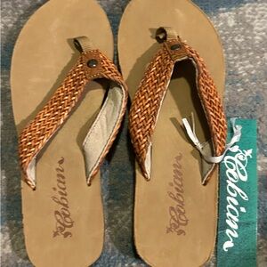 Cobian Woven Brown Sandals size 6